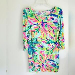 Lilly Pulitzer tropical long sleeve dress